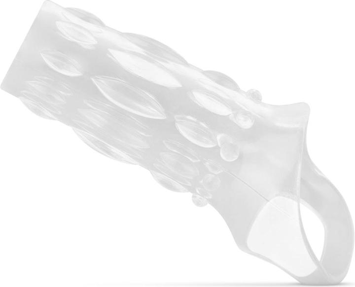 Easytoys Gerippte offene PenisHülle Transparent