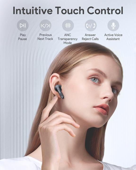 Actual product image Aukey BEYOND ANC PRO - Earbuds (ANC, 25 h, Wireless)