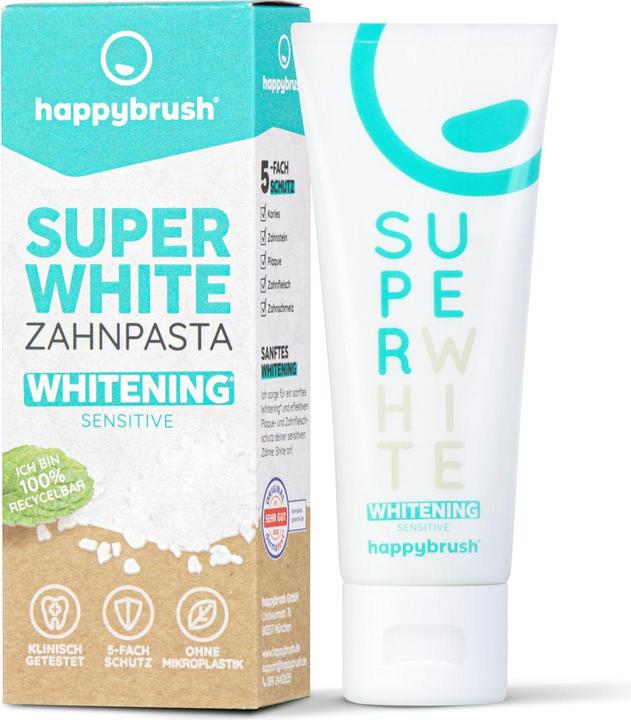 happybrush Zahnpasta SuperWhite, 75 ml (75 ml)
