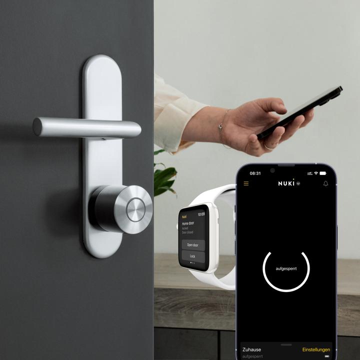 Produktbild Nuki Home Set ULTRA (5th Gen) EU-Zylinder (Smartphone, Schlüsselkarte)