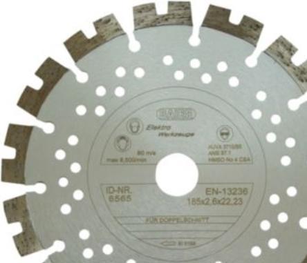 BAI 6565 Diamond disc 185 RD Silver f. BDN464/4
