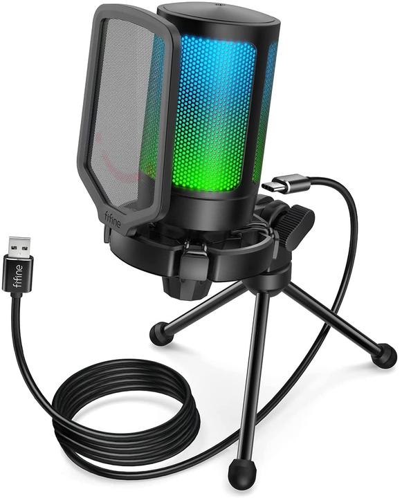 Fifine Microphone de jeu USB