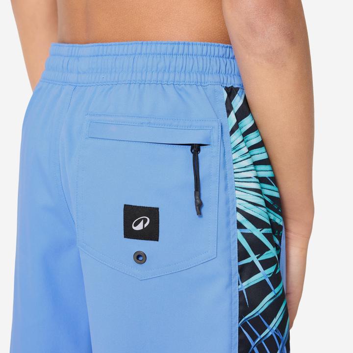 Actual product image Olaian Boardshorts Surfen Jungen 900 Band blau (140)