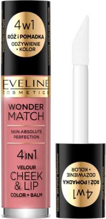 Eveline Wonder Match Velour Cheek & Lipush And Liquid Lipstick 02 4.5Ml (02)