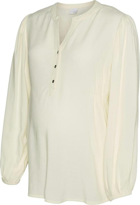 Actual product image Mamalicious Regular fit Mandarin collar Cuffs with button Balloon sleeves Top Blouse (XL)