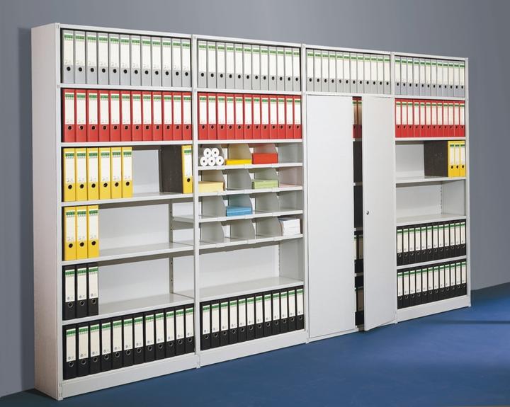 Immagine prodotto kaiserkraft Scaffalatura senza bulloni da ufficio, con pannello posteriore