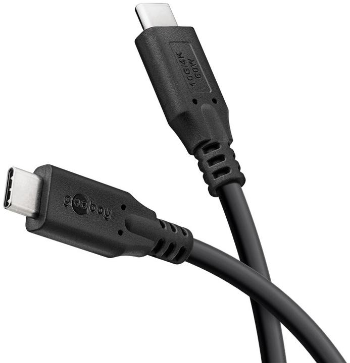 Produktbild Goobay USB-C-Kabel, USB 3.2, 60 W, 10 Gbit/s, Power Delivery, 2 m (2 m, USB 3.2, 60 W)