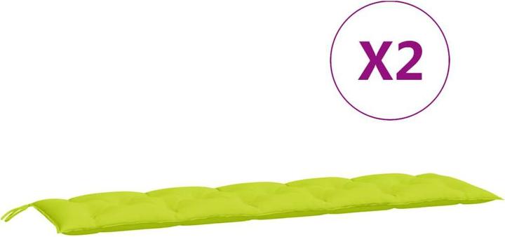 Produktbild VidaXL Gartenbank-Auflagen 2 Stk. O x ford-Gewebe (180 x 50 x 7 cm)