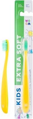Actual product image Woom Brand Toothbrush Kids Extra Soft 2-6 Years very gentle toothbrush for kids (Soft)