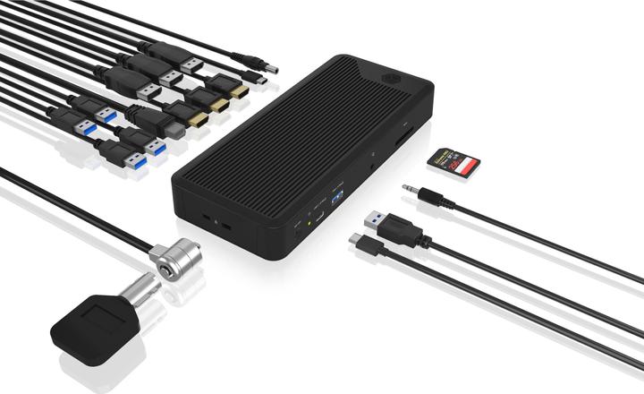 Produktbild Icy Box IB-DK2280AC (USB-C, 15 Ports)