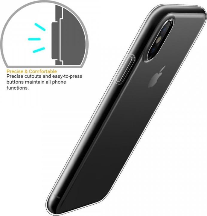 Immagine prodotto Screenguard Custodia Apple iPhone X flessibile in TPU trasparente (Apple iPhone X)