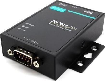 Produktbild Moxa NPORT 5110 W/O ADAPTER - RS-232-Geräteserver mit 1 Anschluss ohne Adapter