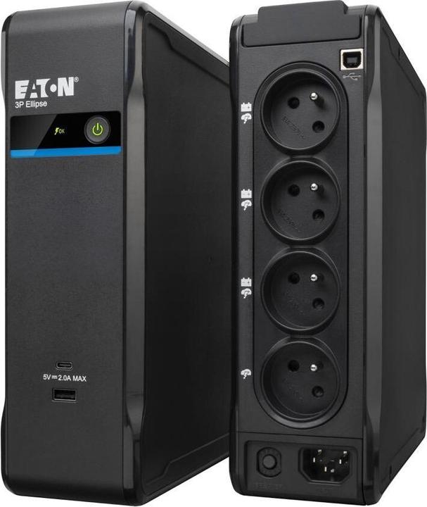 Produktbild Eaton 3P Ellipse 1300 USB FR Offline VFD-SY-313 gem. EN 62040 (1300 VA, 840 W, Standby USV)