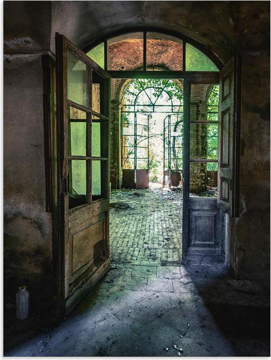 Produktbild Artland Lost Place - alte Tür Fenster U4CF (60 x 80 cm)