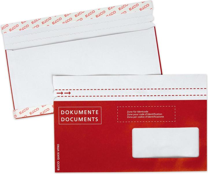 Actual product image Elco Quick Vitro Paper Document Pockets Documents/Documents post compliant (C5/6)
