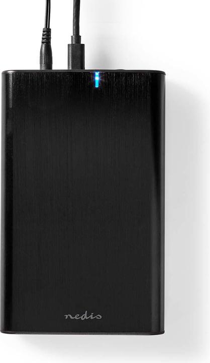 Image du produit Nedis Boîtier pour disque dur | 3.5 " | USB 3.1 Gen1 | USB Type-A / USB Type-C™ | Notebook / PC | Alumini (3.5")
