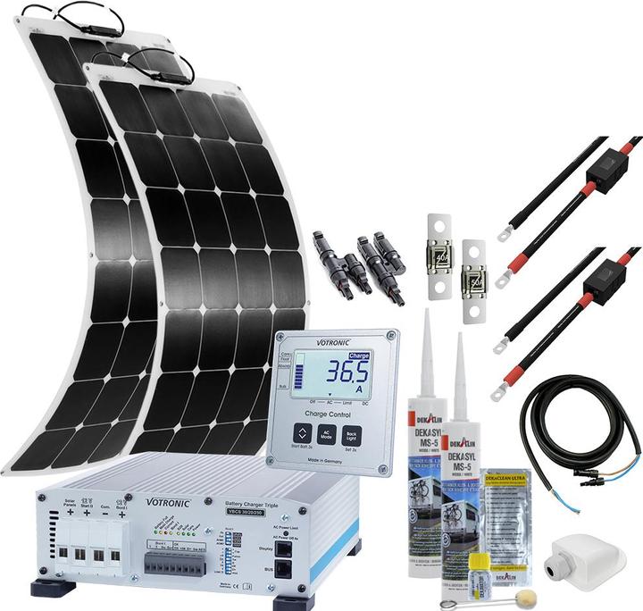Actual product image Offgridtec mTriple Flex S 30/20/250 motorhome solar system
