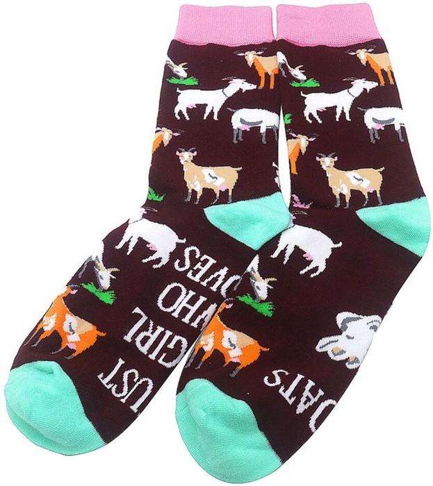 Immagine prodotto Musthaves Socken Motiv Ziegen (38 - 45)