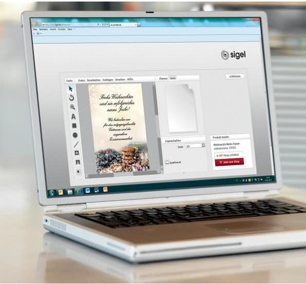 Produktbild Sigel Weihnachts-Papier A4 DP304 90g,Winter Smell 25 Blatt (90 g/m², 25 x, A4)