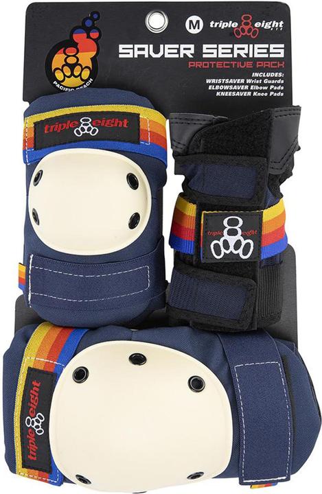 Immagine prodotto Triple 8 Saver Series 3-Pack Color Collection (M, Pantaloncini protettivi)
