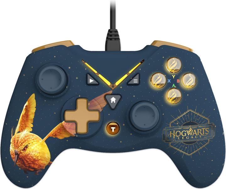 Productafbeelding Trade Invaders Harry Potter - Wired Controller for Xbox One/ PC with 3M Câble - Golden Vivet (Xbox One S)