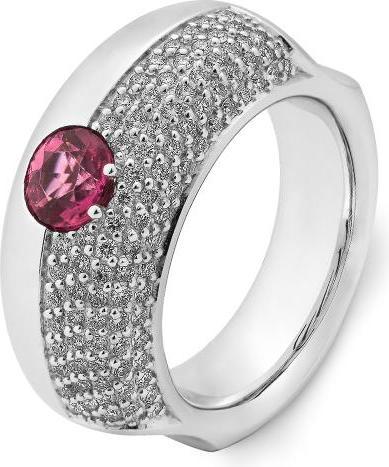 Produktbild Breuning RING - E. PINK TURMALIN TOP QUALITÄT/Brill. 0,667 Ct. G/if (49, 750/18 K Gold)