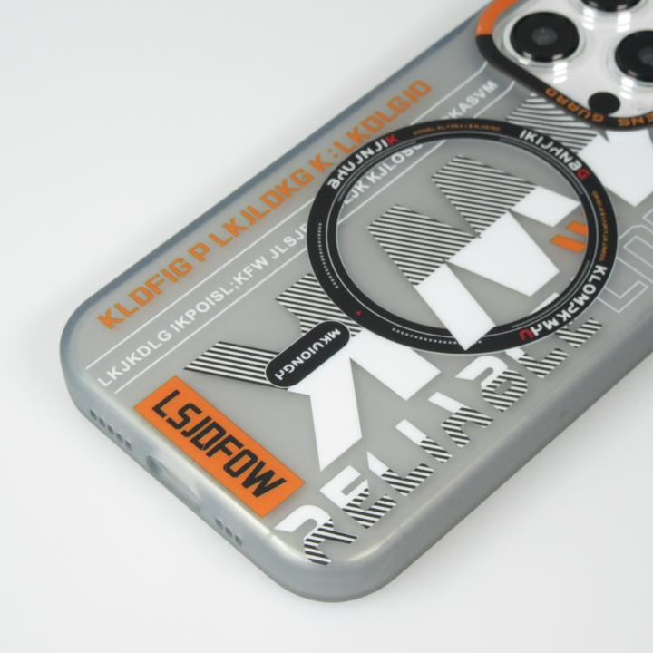 Actual product image PhoneLook Case MWK Cyber Grid silicone with MagSafe (Apple iPhone 15 Pro)