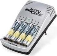 Produktbild Ansmann Photocam III, Steckerladegerät, mit 4x maxE+AA-Akkus (4 Stk., AA, AAA, 2100 mAh, Ladegerät inkl. Akku)