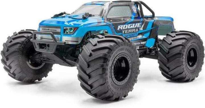 Actual product image Hobbytech Monster Truck Rogue Terra Brushless Green, RTR, 1:10 (RTR Ready-to-Run)