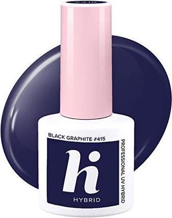 HI #415 Nagellack Schwarz Graphit 5ml (Schwarzer Graffiti, Farblack)