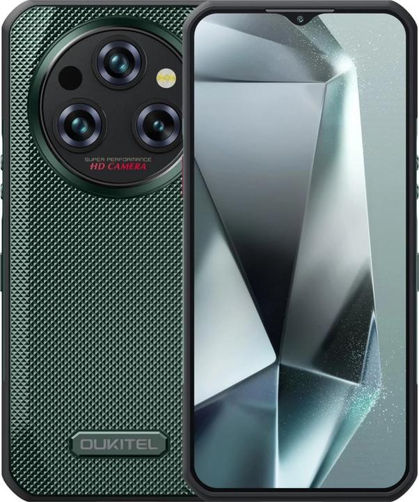 Actual product image Oukitel WP35 (256 GB, Green, 6.60", Hybrid Dual SIM, 64 Mpx, 5G)