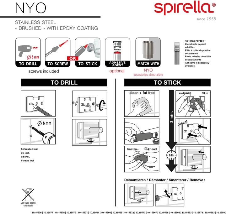 Produktbild spirella Zahnputzbecher Nyo Edelstahl (6.5 x 9.5 x 10.5 cm)