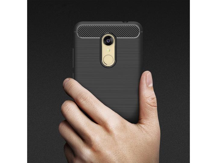 Produktbild Screenguard Xiaomi Redmi 5 Plus Hülle Carbon Brushed Soft TPU (Xiaomi Redmi 5 Plus)