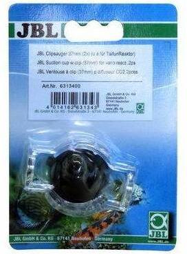 Produktbild JBL Aquaristik und Terraristik Sauger + Klammer, Ø 37, 45 mm, 2 Stück (200 l, Süsswasser)