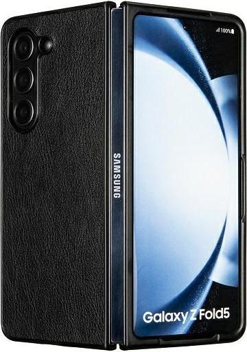 Actual product image Beline Leather Case Sam Z Flip 6 czarny/black (Samsung Galaxy Z Flip6)