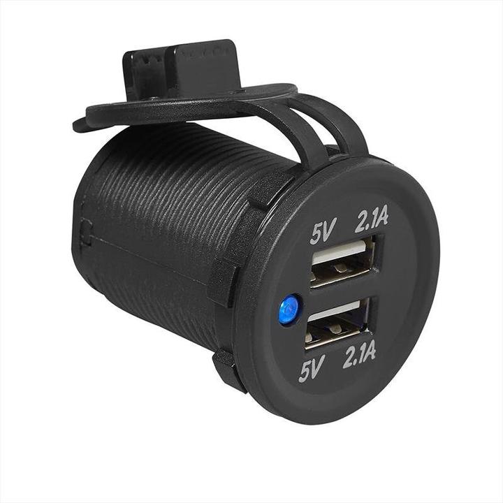 Produktbild ProPlus USB Doppel-Einbausteckdose im Blister