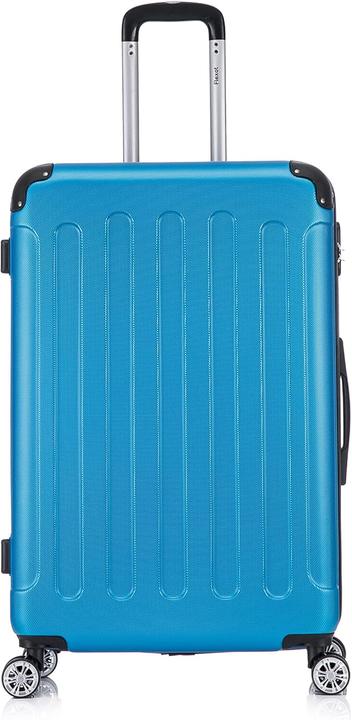 Flexot Flex-2045 Hartschalen-Reisekoffer mit Zwillingsrollen (110 l, L (90 - 115l))