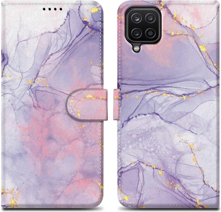 Produktbild Cadorabo Book Hülle mit Print für Samsung Galaxy A12 / M12 (Samsung Galaxy M12, Samsung Galaxy A12)