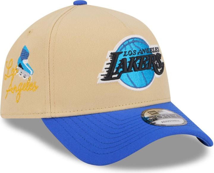 Actual product image New Era 9Forty A-Frame Snapback Cap City Los Angeles Lakers