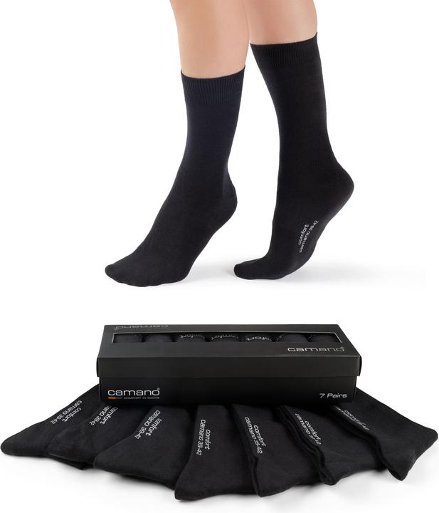 Camano Unisex comfort Socken in Box 7p