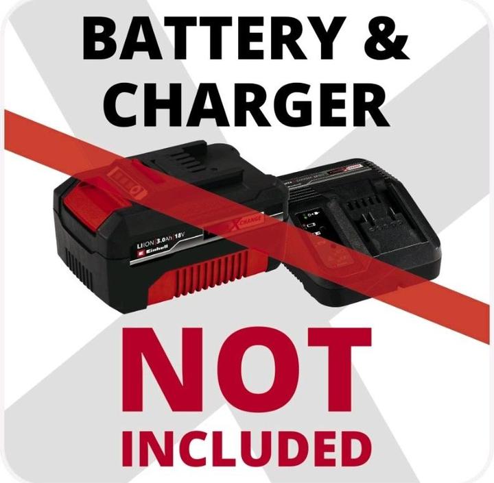 Immagine prodotto Einhell GP-LB 18/200 Li E-Solo PowerX-Change (Batteria ricaricabile, Soffiafoglie)