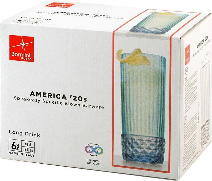 Actual product image Bormioli Rocco America 20'S (0.40 l, 6 x)