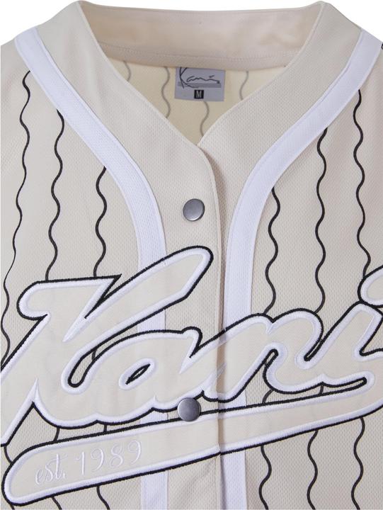 Image du produit Karl Kani KM233-014-1 KK Varsity Ziczac Pinstripe Baseball Shirt (L)