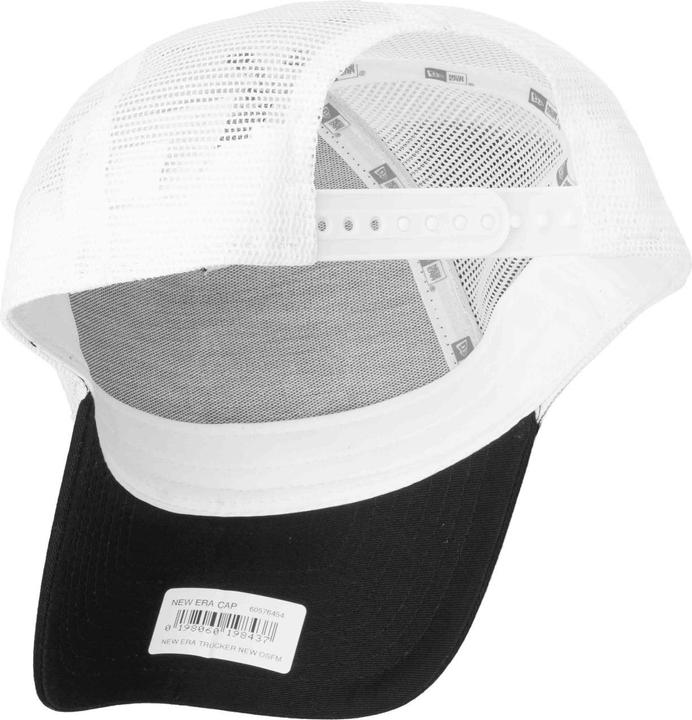 Actual product image New Era Adjustable Trucker Cap - Retro Brand Patch Black
