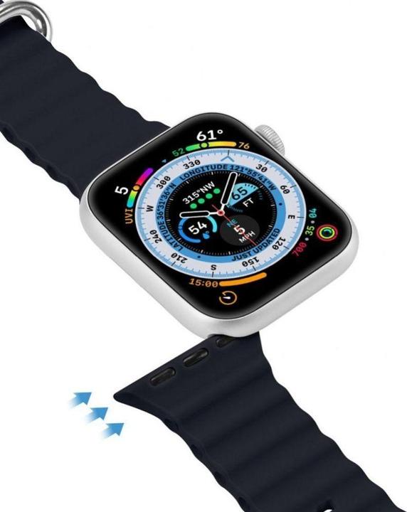 Produktbild Dux Ducis Strap Watch Strap 8 / 7 / 6 / 5 / 4 / 3 / 2 / SE (45 / 44 / 42mm) Silicone Band Bracelet G (44 mm, 45 mm, 42 mm, Silikon (liquid))