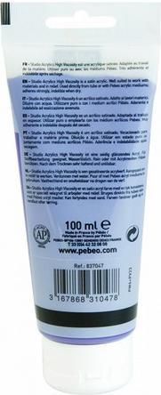 Immagine prodotto Pebeo Acrilico Fine Studio Acrylics (Imitazione del viola cobalto, 100 ml)