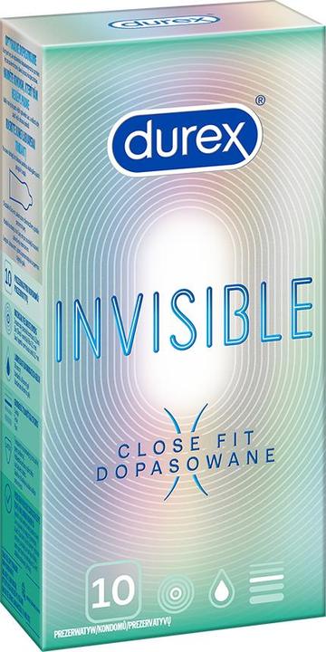 Immagine prodotto Durex Preservativi invisibili aderenti abbinati 10 pz. (10 pz.)