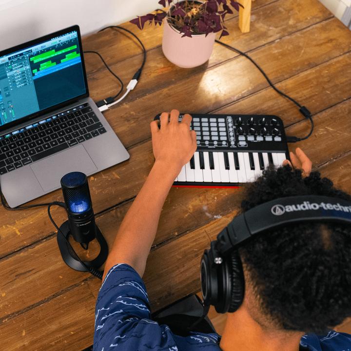 Actual product image Audio-Technica AudioT AT2020USBX Condenser Microphone bk Cardioid Condenser USB Microphone