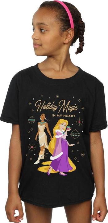Immagine prodotto Disney Princess Holiday Magic In My Heart Maglietta Ragazze (140, 146)