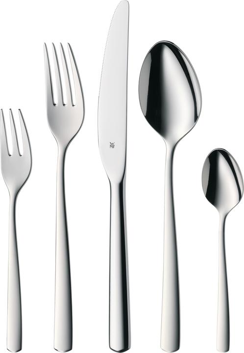 WMF Besteck Besteckset 6 Personen Boston 30tlg Monobloc-Messer Edelstahl poliert (30 Stück, Besteck Set)